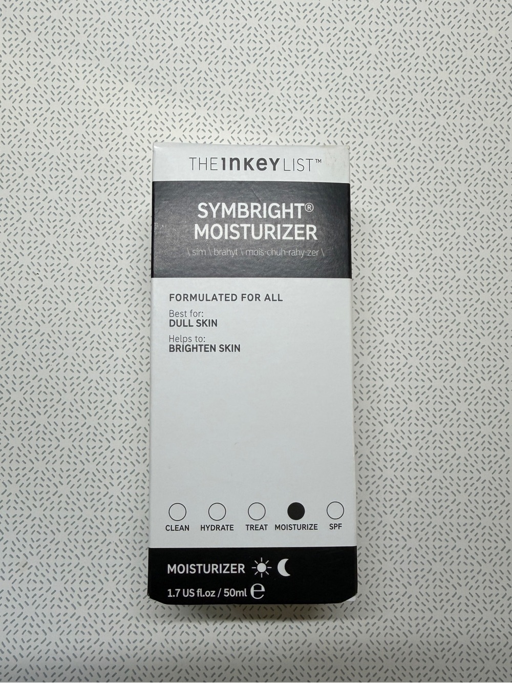 THE INKEY LIST SYMBRIGHT FACE MOISTURIZER BRIGHTENING 50ml 1.7 OZ New NIB